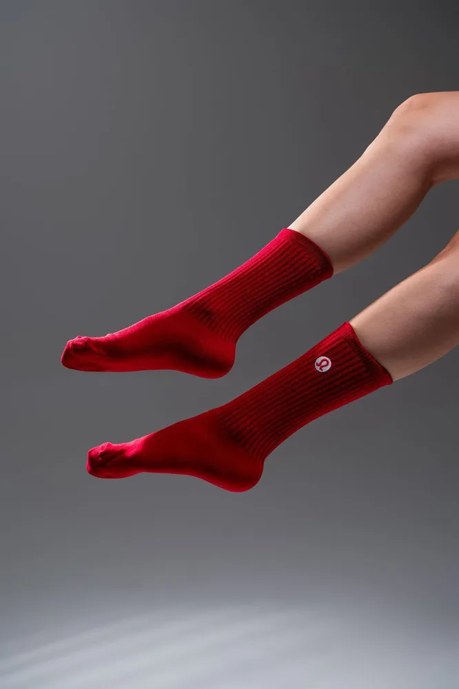 Calcetas Ximena en rojo