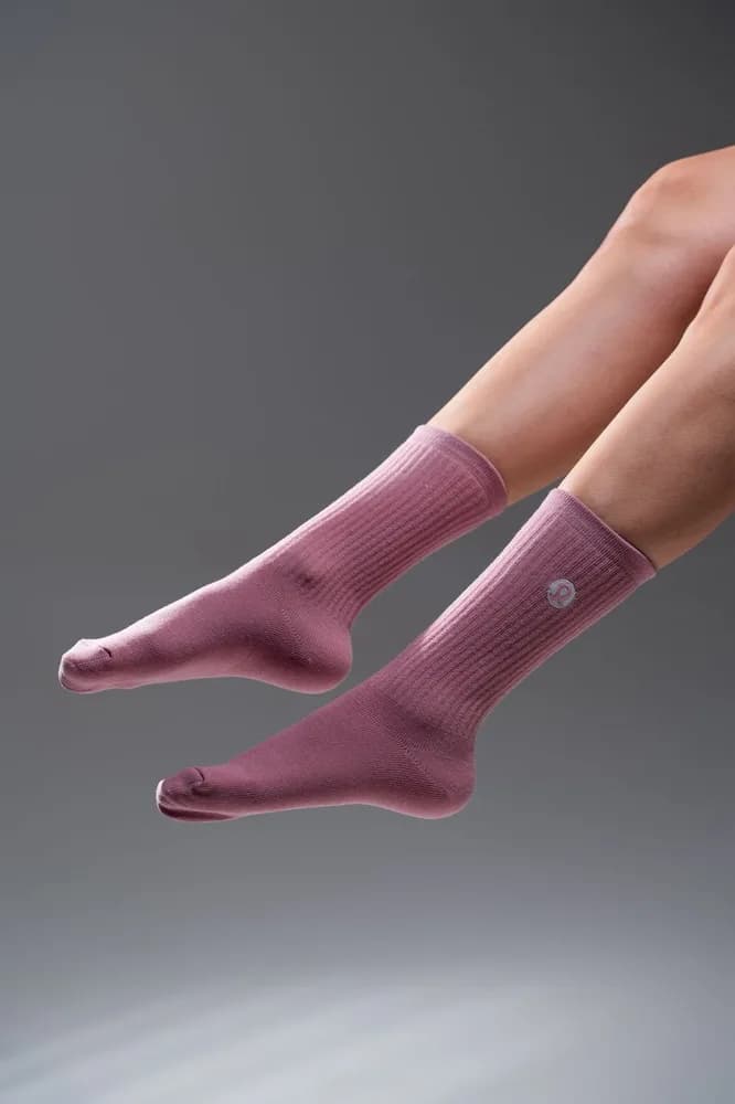 Calcetas Ximena en rosa palo