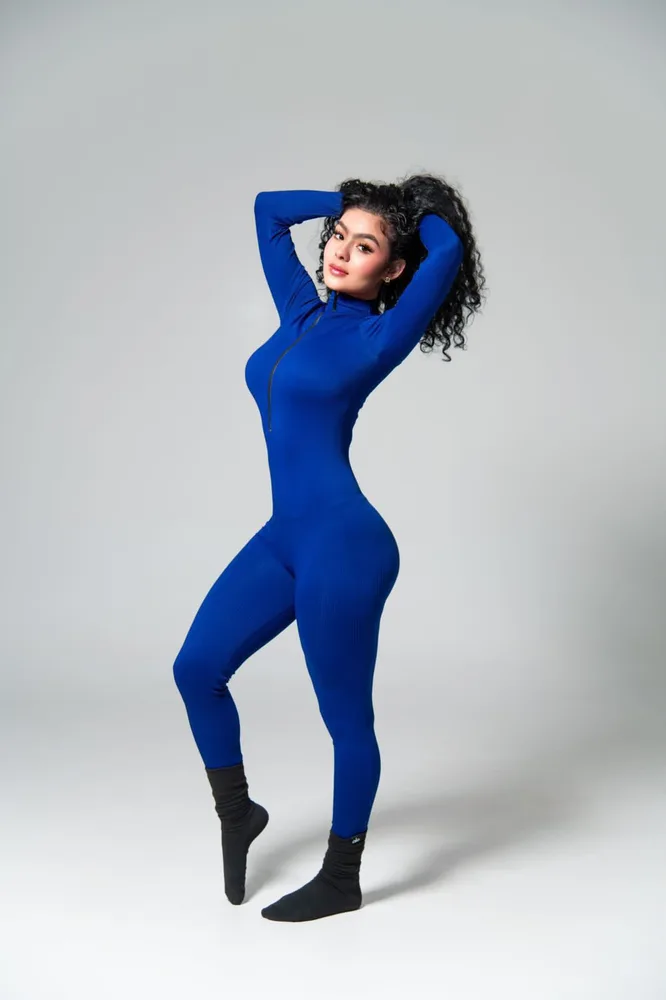 Enterizo Talia en azul rey