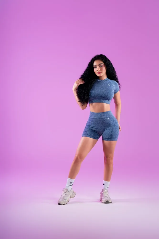 Set Mila en azul mezclilla