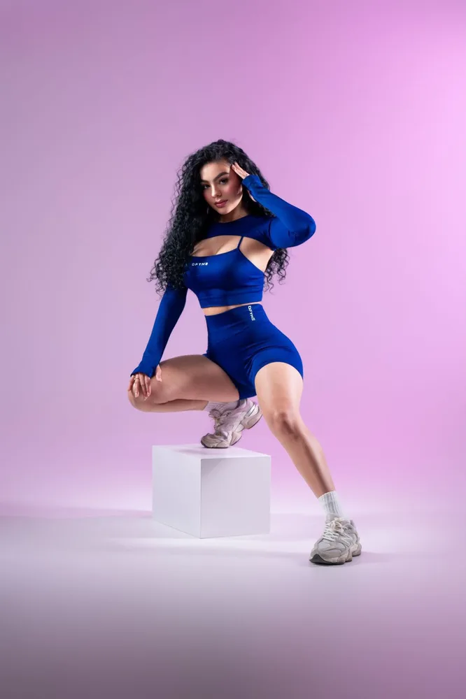 Set Olivia en azul rey