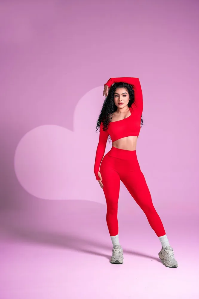 Set Aria en rojo