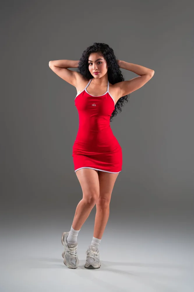 Vestido Nadia en rojo