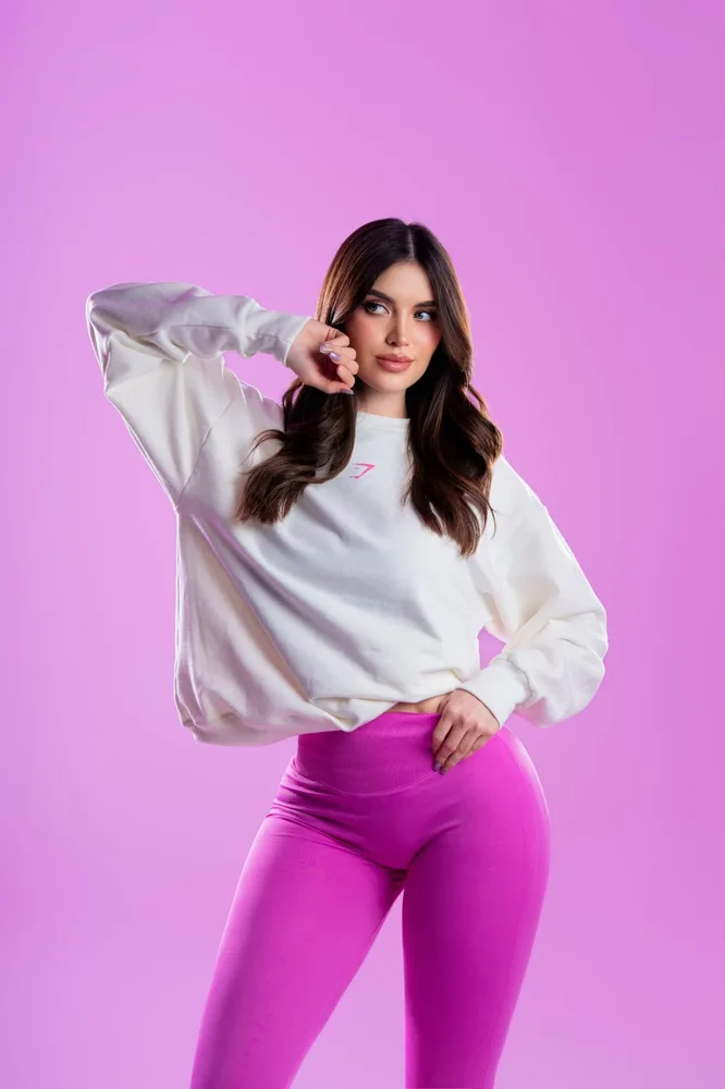 Sudadera Sunday en blanco hueso