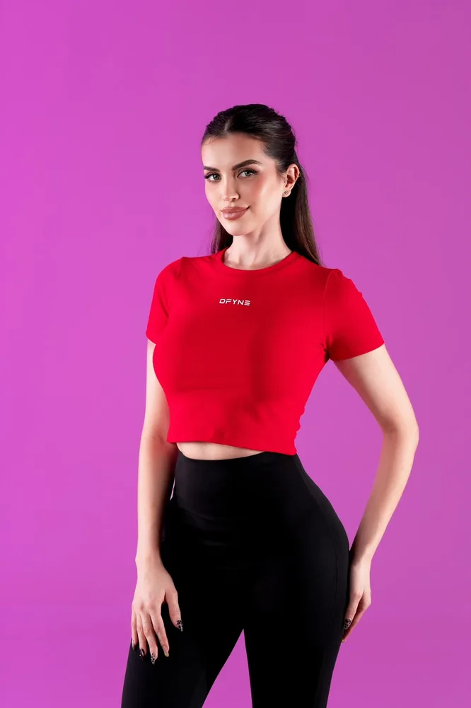 Top Clara en rojo