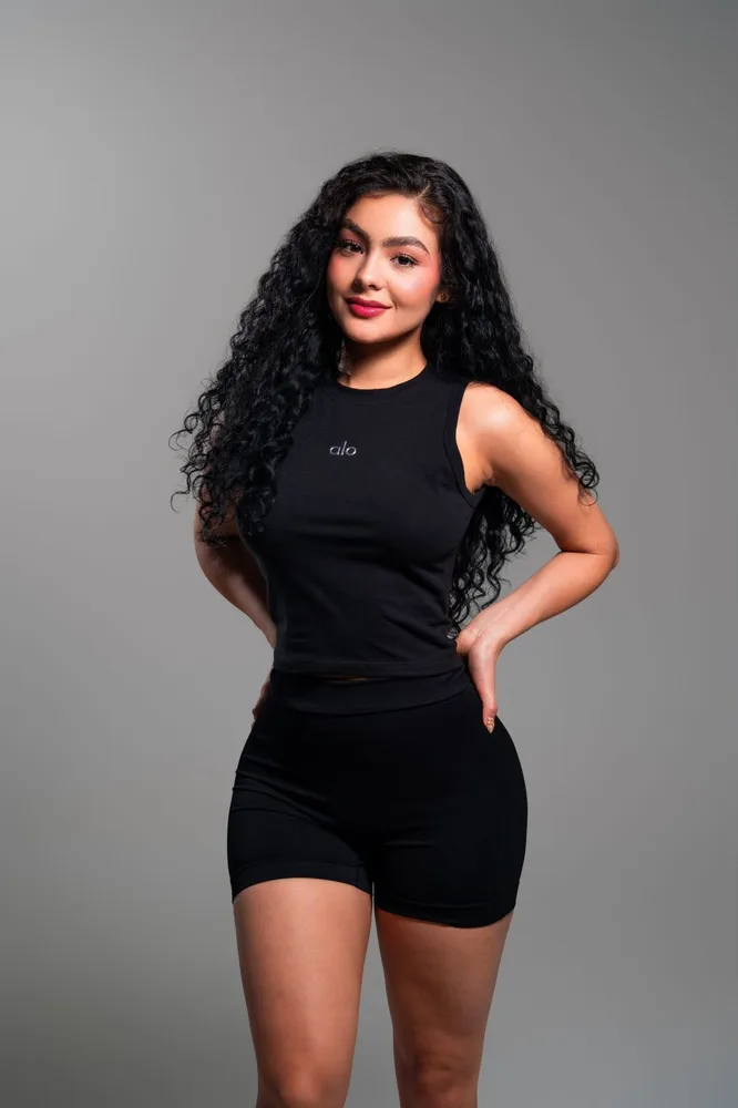 Top Margot en negro
