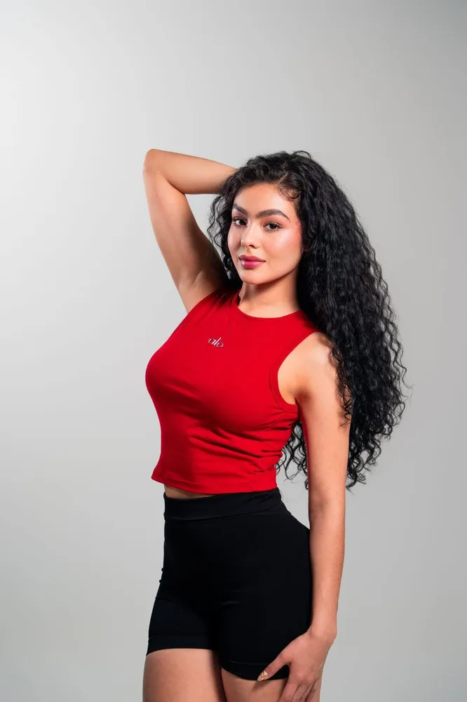 Top Margot en rojo