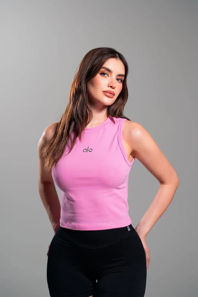 Top Margot en rosa chicle